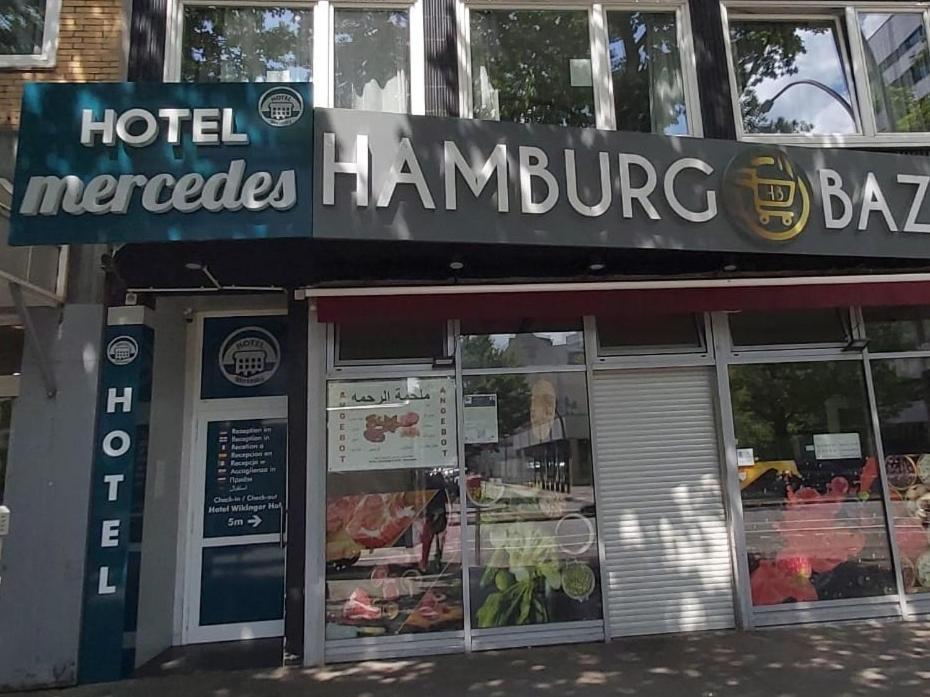 Hotel Mercedes/Centrum Hamburg-Harburg Exteriör bild